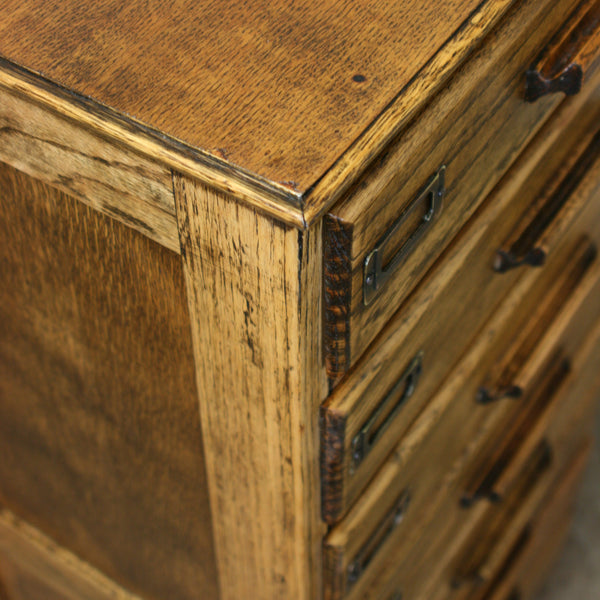 vintage_oak_rustic_school_drawers_tallboy