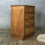 Vintage Oak School Chest of Drawers