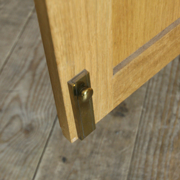 Vintage Oak School Laboratory Cabinet