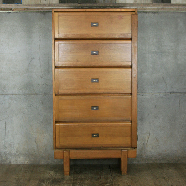 Mid Century Oak Solicitors Storage Cabinet #2