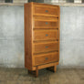 Mid Century Oak Solicitors Storage Cabinet #1