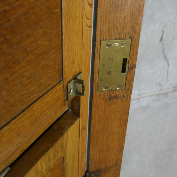 Mid Century Oak Solicitors Storage Cabinet #1