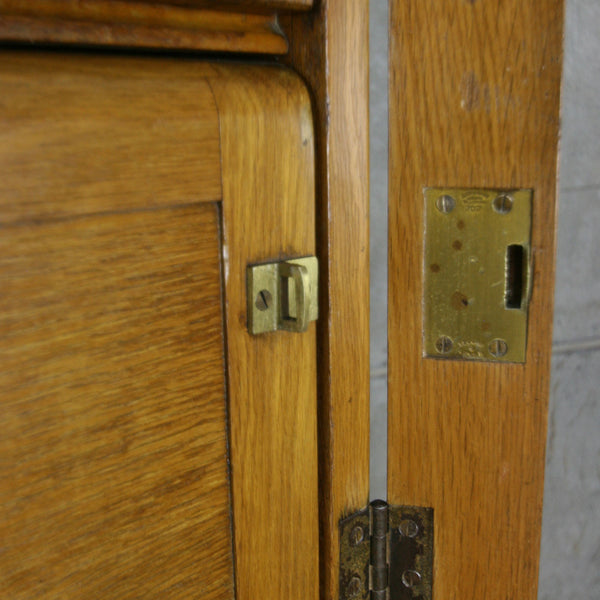 Mid Century Oak Solicitors Storage Cabinet #2