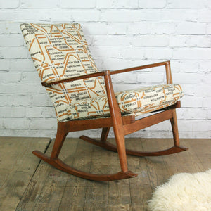 Vintage Restored Parker Knoll Rocking Chair