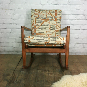 Vintage Restored Parker Knoll Rocking Chair