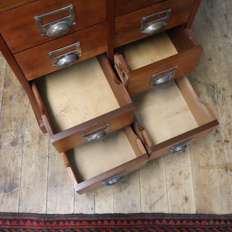 Pair of Antique Apothecary Haberdashery Drawers