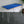 Reclaimed Hairpin Desk / Table - Blue Top/White Legs