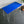 Reclaimed Hairpin Desk / Table - Blue Top/White Legs