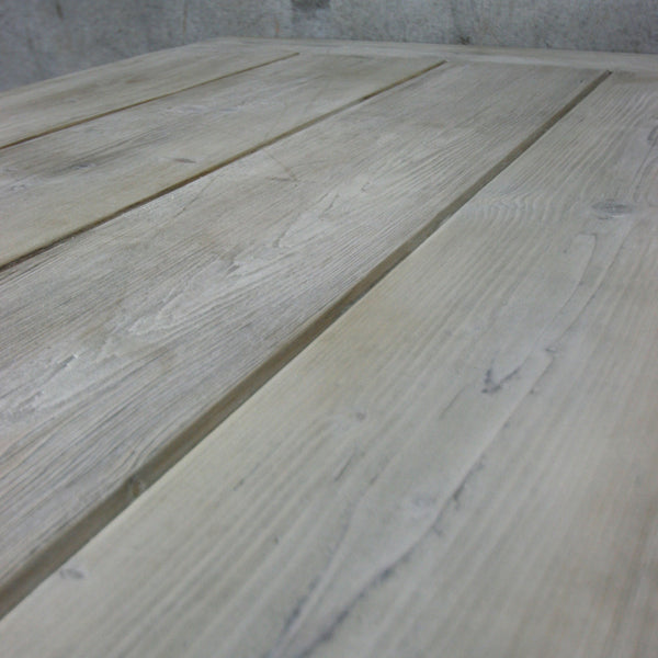 Rustic Hairpin Dining Table (Limed Finish)