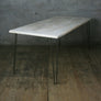 Rustic Hairpin Dining Table (Limed Finish)