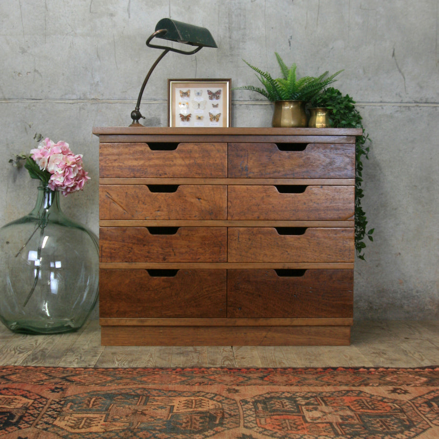 vintage_reclaimed_iroko_bank_of_drawers_plan_chest