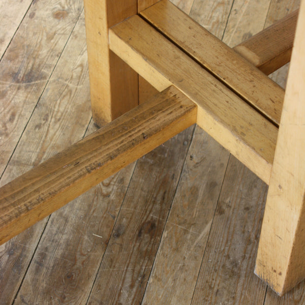 Reclaimed School Lab Table Breakfast Bar - 2006a