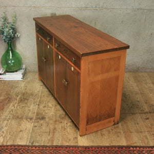 Vintage School Double Laboratory Cabinet/Sideboard - 0805K