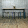 *NEW* Reclaimed Teak Breakfast/Bar Height Table with Hairpin Legs