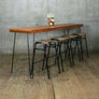 *NEW* Reclaimed Teak Breakfast/Bar Height Table with Hairpin Legs