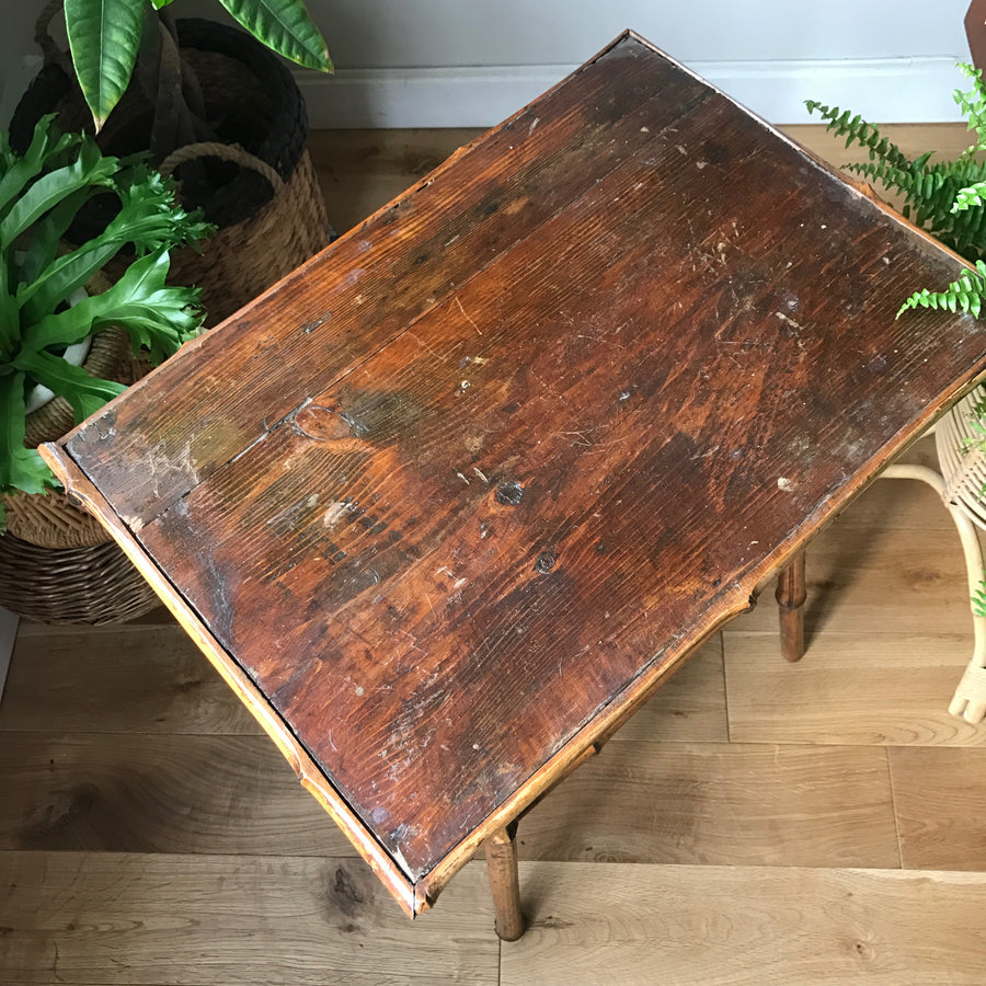 vintage_rustic_boho_bamboo_cane_side_lamp_table