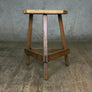 Rare Vintage Rustic Elm Industrial Silversmith / Engineers / Machinist / Draftsman Stool or Chair