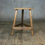 Rare Vintage Rustic Elm Industrial Silversmith / Engineers / Machinist / Draftsman Stool or Chair