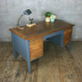 vintage_rustic_farrow_&_ball_teachers_school_desk
