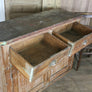 Vintage Rustic Pine Storage Cupboard