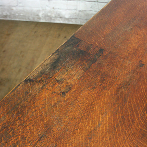 Vintage Oak School Teachers Desk