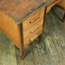 Vintage Oak School Teachers Desk