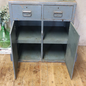 vintage_rustic_industrial_painted_pine_cupboard
