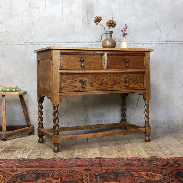 vintage_rustic_oak_chest_drawers_vanity_bathroon_unit