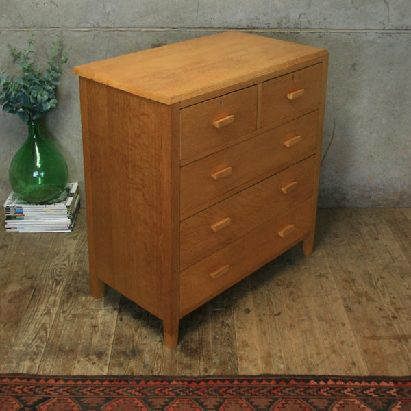 vintage_rustic_oak_chest_of_drawers