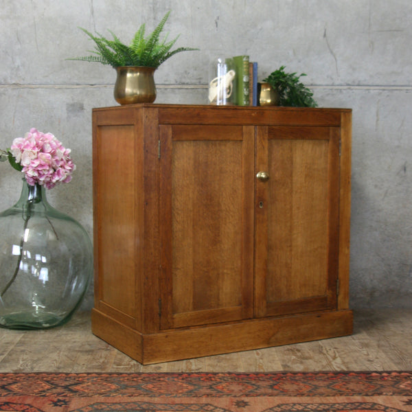 Rustic Oak Storage Cupboard