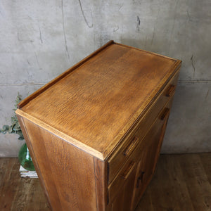 vintage_rustic_oak_cupboard_mid_century