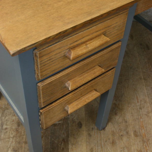vintage_rustic_oak_f&b_painted_school_desk