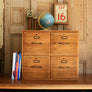 Vintage Oak Filing Drawers