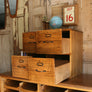 Vintage Oak Filing Drawers