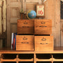 Vintage Oak Filing Drawers