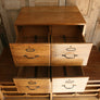 Vintage Oak Filing Drawers