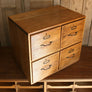 Vintage Oak Filing Drawers