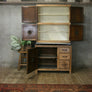 vintage_rustic_oak_hygena_kitchen_larder_pantry_hoosier_cabinet
