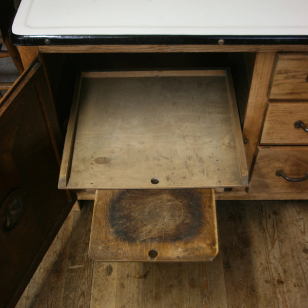 vintage_rustic_oak_hygena_kitchen_larder_pantry_hoosier_cabinet