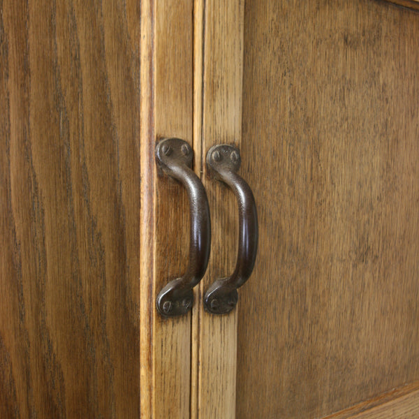vintage_rustic_oak_hygena_kitchen_larder_pantry_hoosier_cabinet