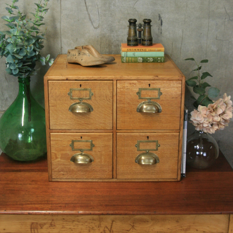vintage_rustic_oak_index_drawers
