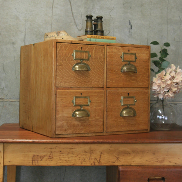 vintage_rustic_oak_index_drawers