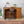 Vintage Rustic Oak Desk - 1308c