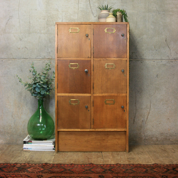 vintage_rustic_oak_school_lockers