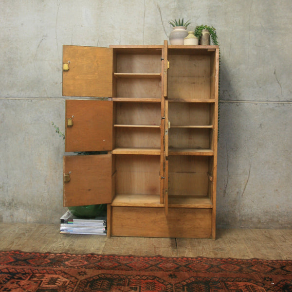 vintage_rustic_oak_school_lockers