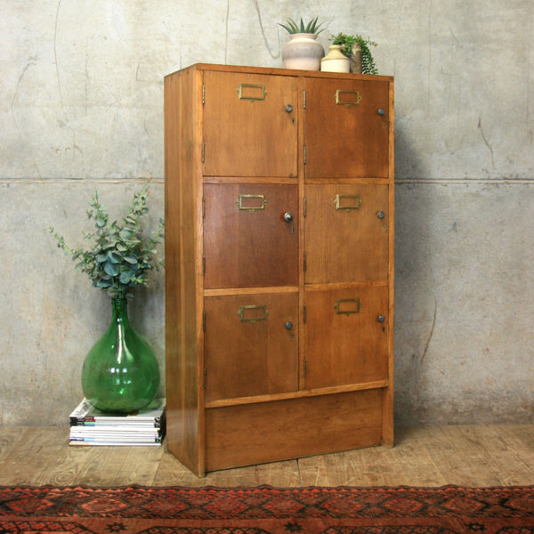 vintage_rustic_oak_school_lockers