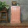 Small Rustic Pink Painted Storage Cupboard #0712
