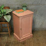 Small Rustic Pink Painted Storage Cupboard #0712