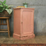 Small Rustic Pink Painted Storage Cupboard #0712