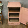 Small Rustic Pink Painted Storage Cupboard #0712